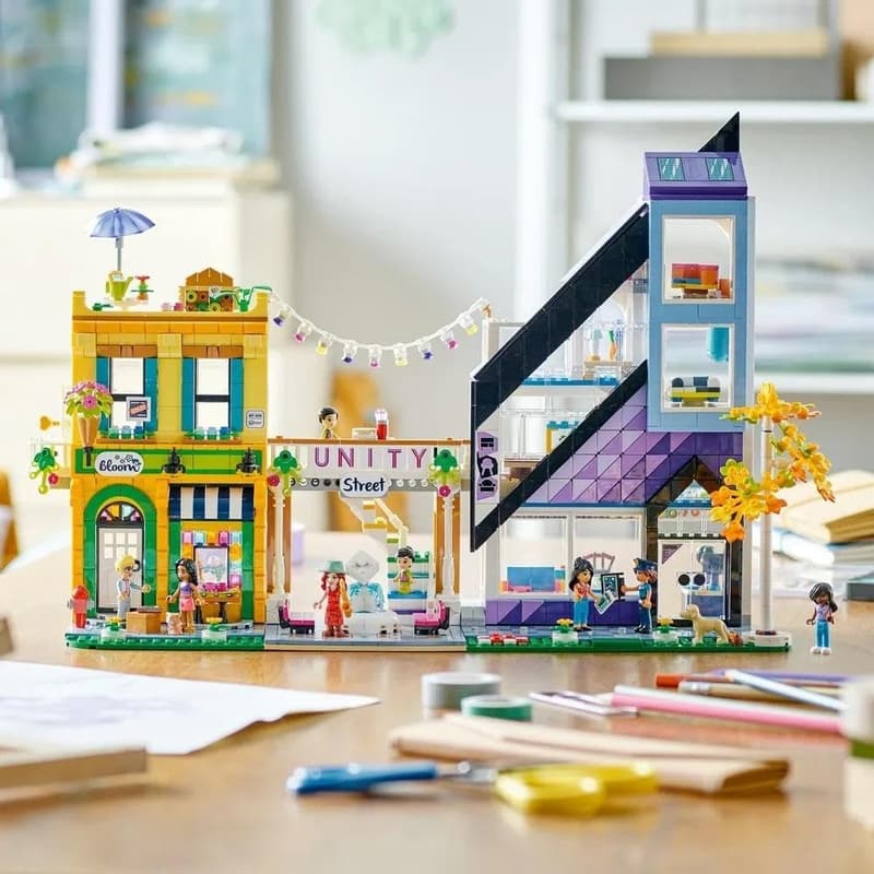 LEGO Friends Downtown Flower & Design Stores Building Set