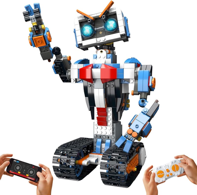 STEM Robot Building Set for Kids 8-12 with App & Remote Control