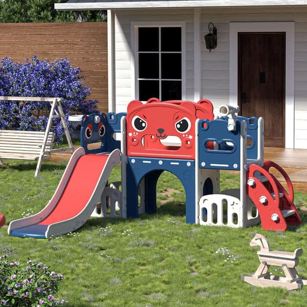 Toddler Slide Playset - 9-in-1 Climber for Ages 1-6