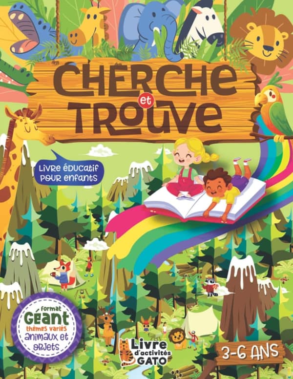 Giant Animals Educational Activity Book for Kids Ages 3-6
