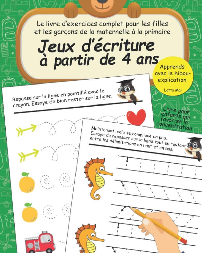 Complete Writing Workbook for Kids 4+: Focus & Learn Activities