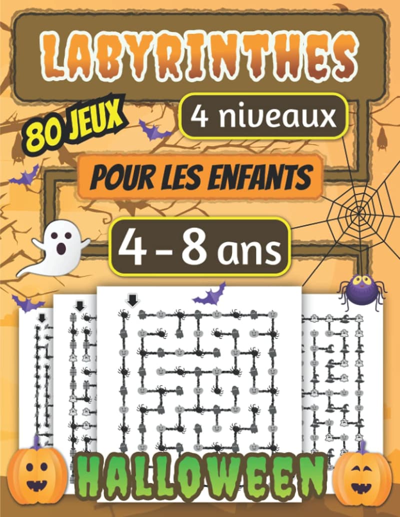 Kids' Maze Activity Book for Ages 4-8 - Fun & Engaging