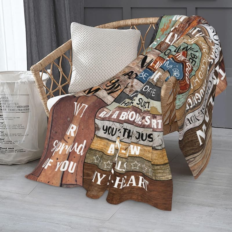 Son-in-Law Gift Blanket – 60x50 Inch for Father's Day/Birthday
