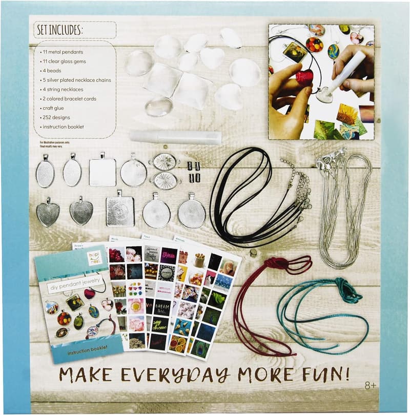 Jewelry Making Kit for Girls - Arts & Crafts with 11 Charms
