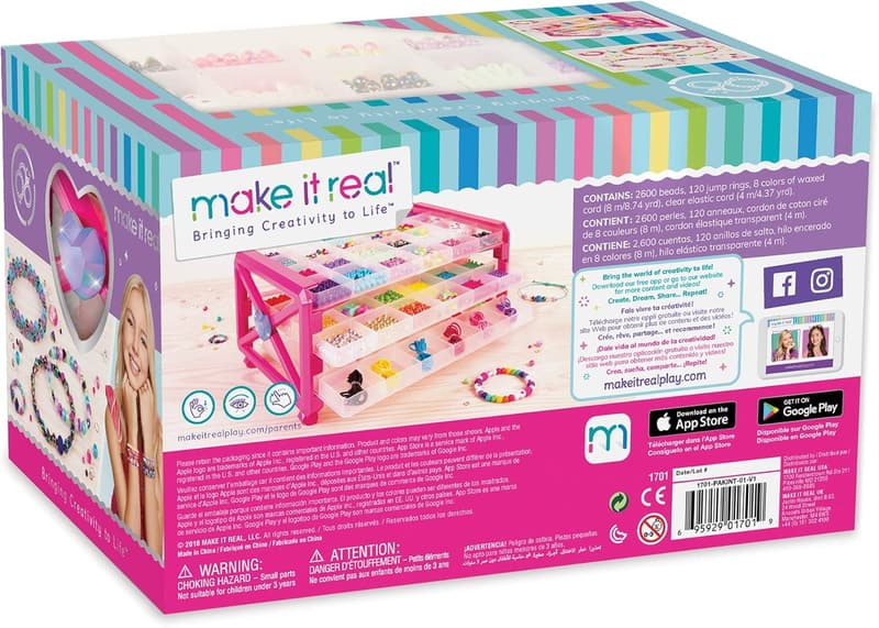 DIY Bead Jewelry Making Kit for Tween Girls