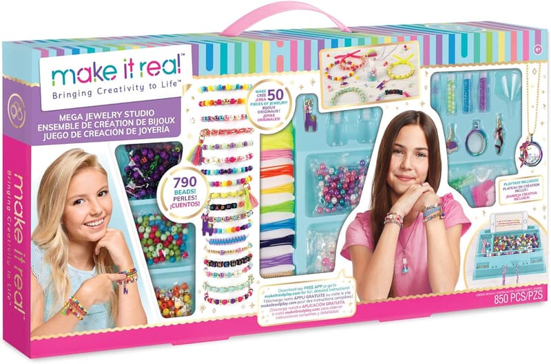 DIY Bead Necklace & Bracelet Kit for Tween Girls
