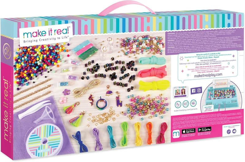 DIY Bead Necklace & Bracelet Kit for Tween Girls