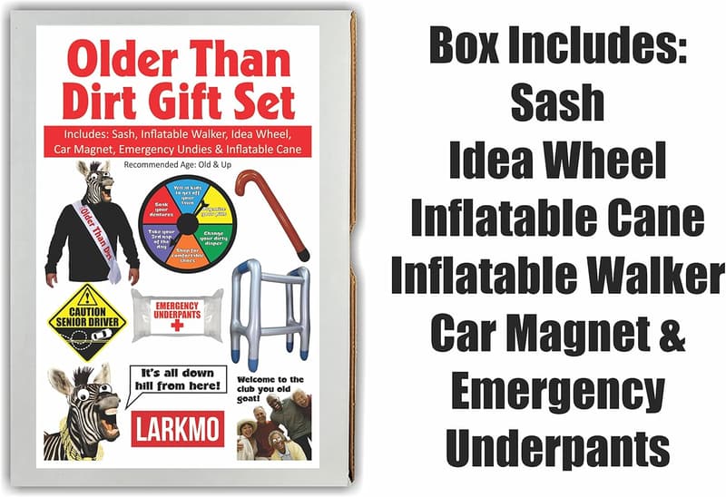 Retirement Prank Gag Kit for Dad, Grandma, Grandpa & Teens
