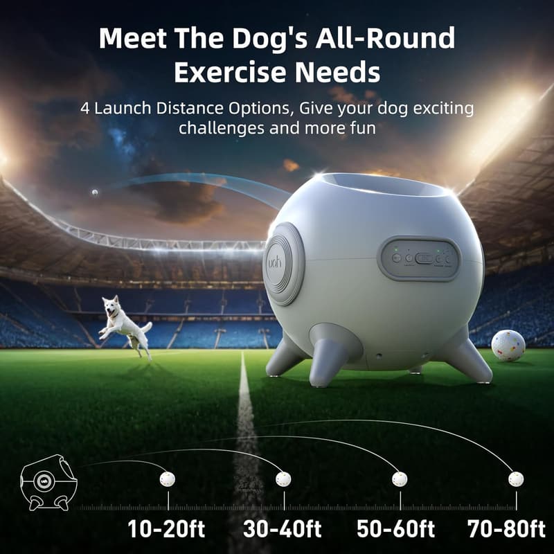 Automatic Ball Launcher for Dogs with Obstacle Detection