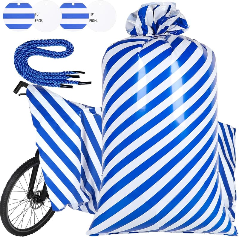 Extra Large Jumbo Bike Gift Bag for Christmas & Birthdays