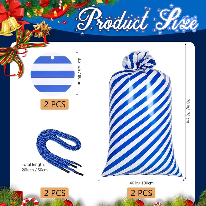Extra Large Jumbo Bike Gift Bag for Christmas & Birthdays
