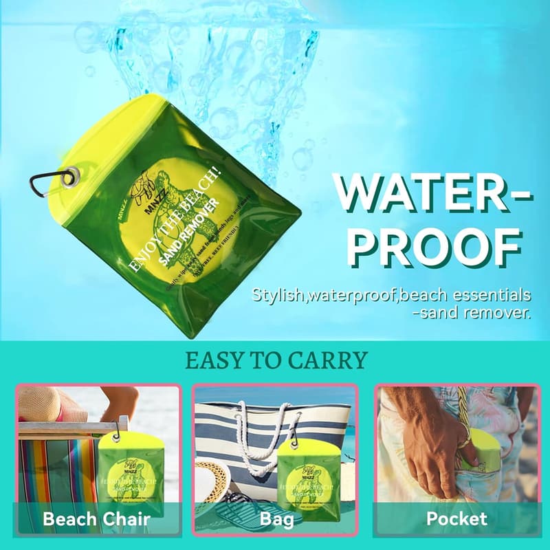 Beach Sand Remover Mitt - Essential for Summer Vacations