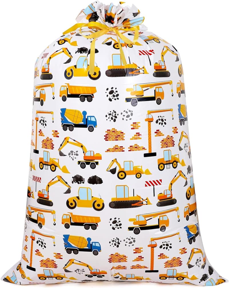 Jumbo Children's Excavator Gift Bag for Birthdays, 56