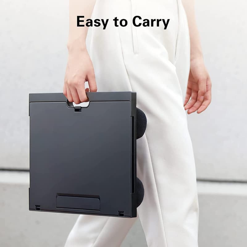 Adjustable Lap Desk with Dual Cushions & Detachable Mouse Pad