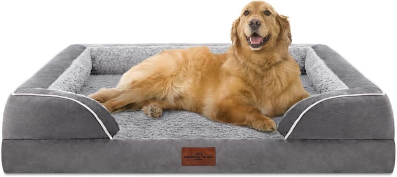 Extra Large Waterproof Orthopedic Dog Bed with Removable Cover