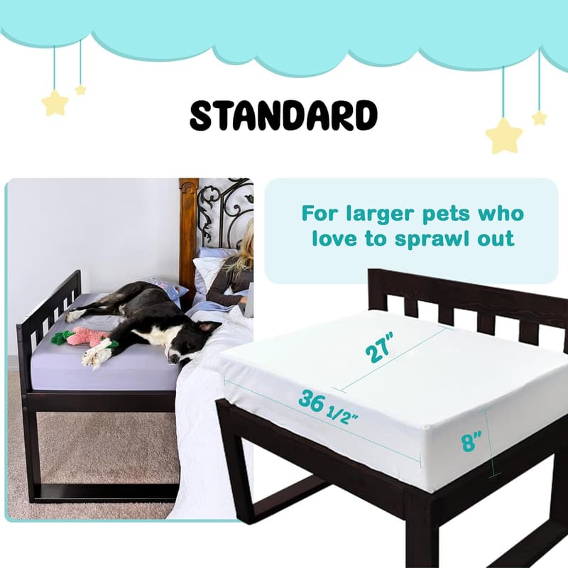 Orthopedic Memory Foam Dog Bed with Cooling Gel - Standard