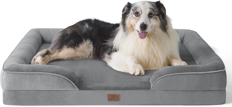 Extra Large Orthopedic Dog Bed - Supportive Foam with Washable Cover
