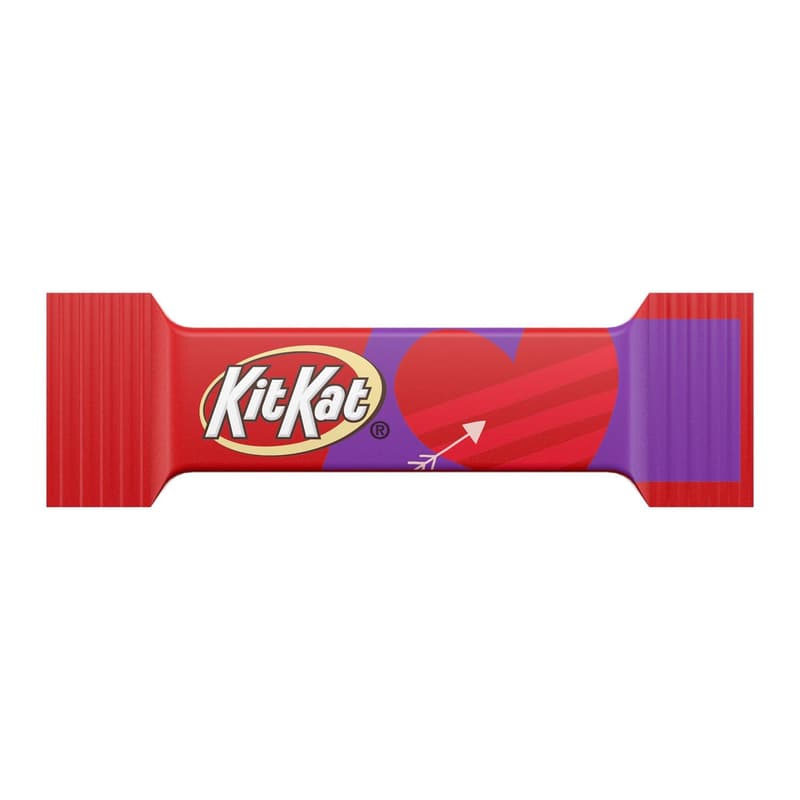Father's Day KitKat Miniatures - 20 pcs Milk Chocolate Wafers in Heart Box