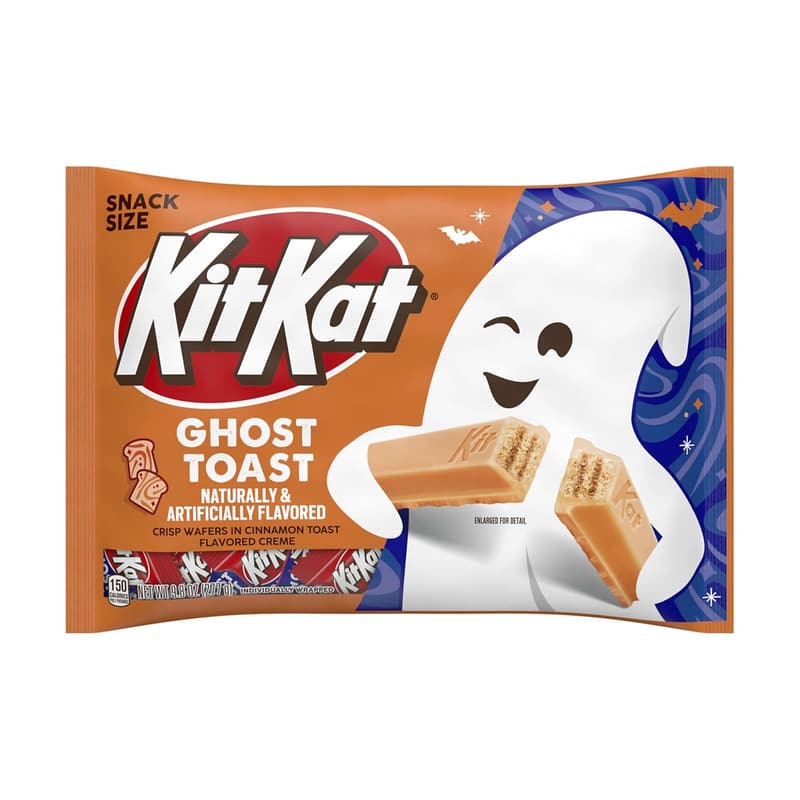 Halloween KIT KAT Cinnamon Toast Creme Wafer Snack Bag, 9.8 oz