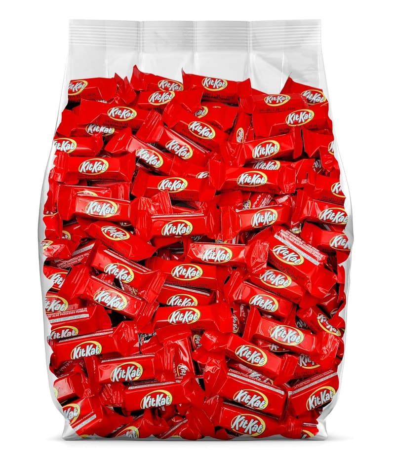 Bulk Pack of 75 Individually Wrapped Milk Chocolate Kit Kats