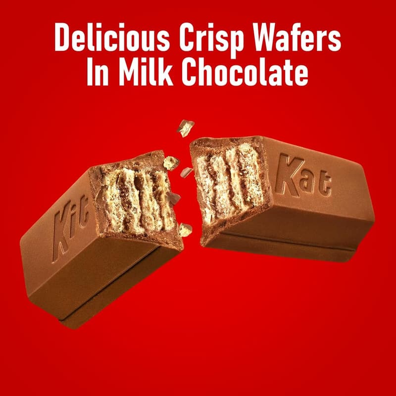 Bulk Pack of 75 Individually Wrapped Milk Chocolate Kit Kats