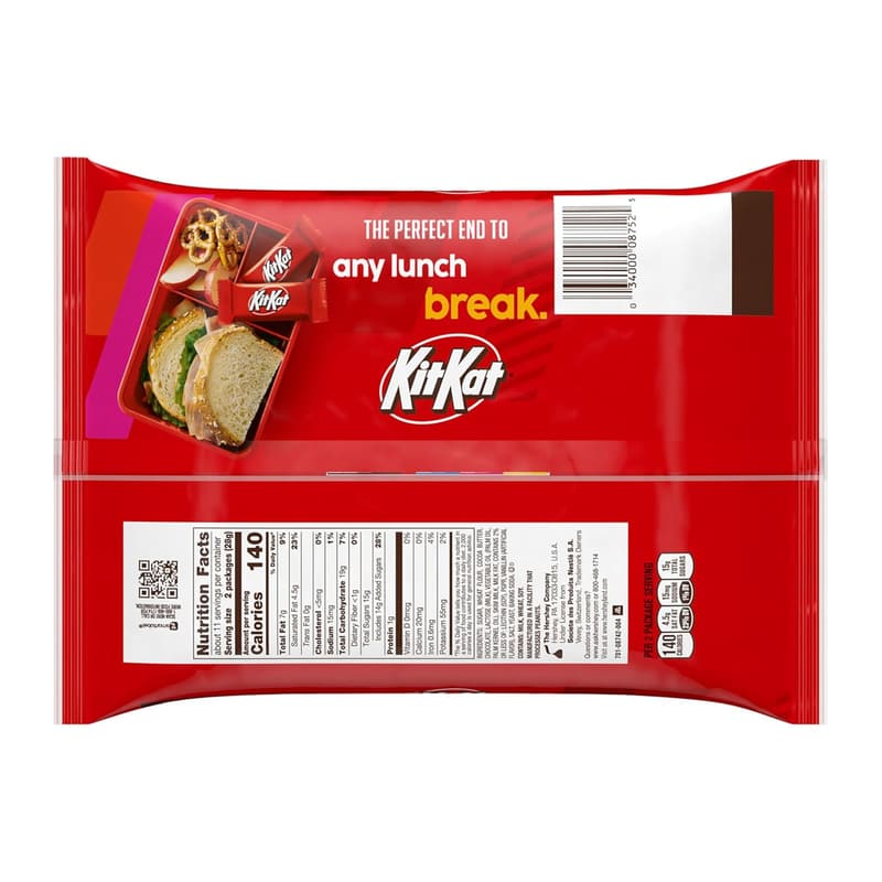 KIT KAT Milk Chocolate Wafer Snack Bag, 10.78 oz
