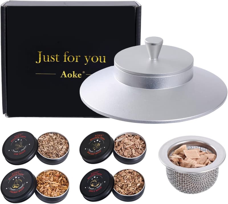Father's Day Cocktail Smoker Kit with 4 Flavor Wood Chips