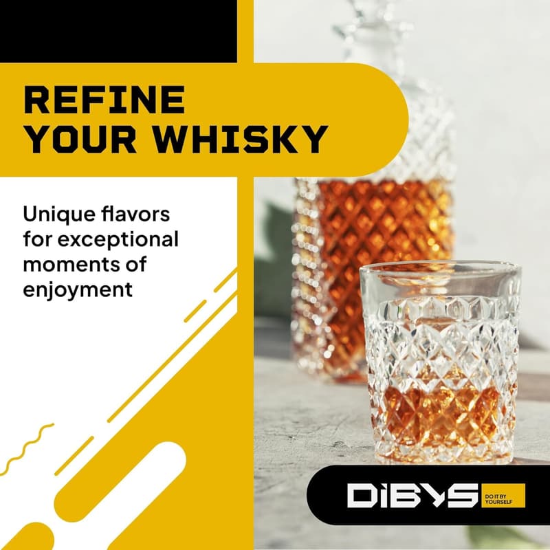 Whiskey Infusion Kit with 12 Botanicals & Wooden Box