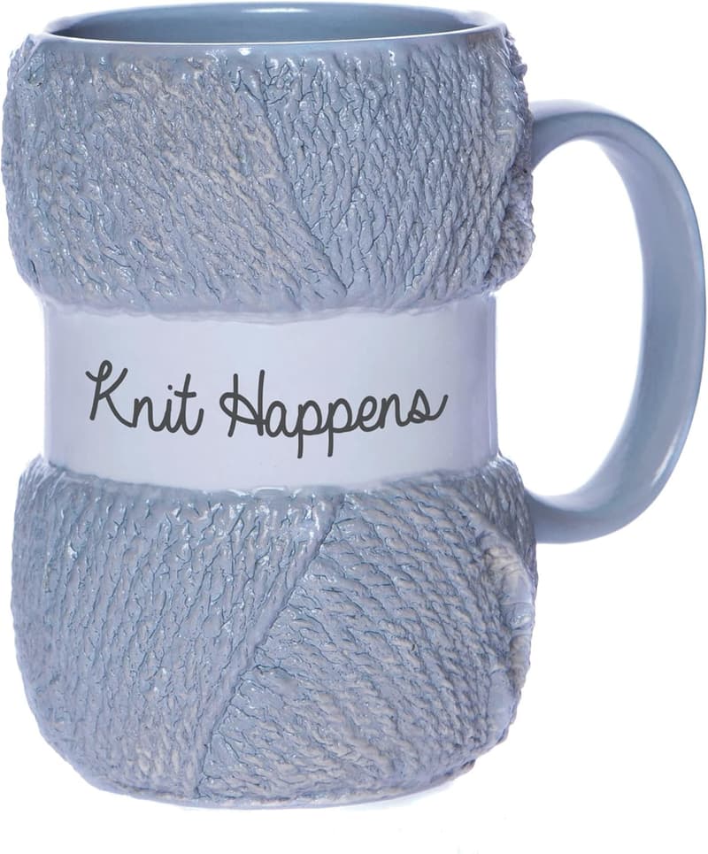Knit Happens Mug for Knitters - Funny Gift for Her