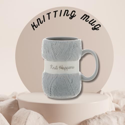 Knit Happens Mug for Knitters - Funny Gift for Her