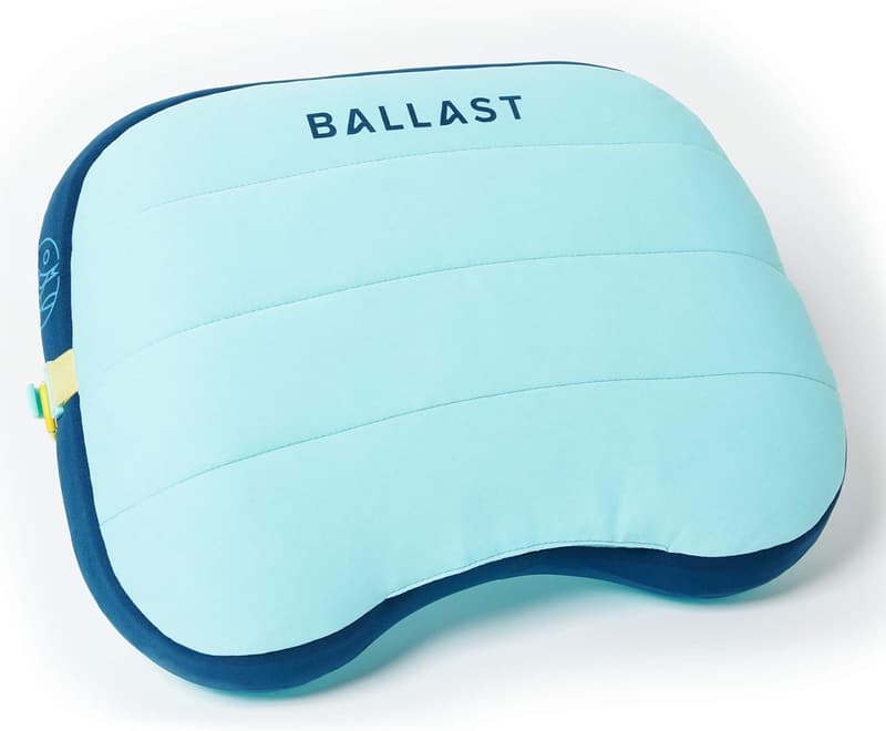 Beach Pillow with Sand Pouch - Compact & Durable Inflatable