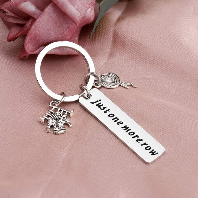 Knitting Lover Keychain Gift for Grandmother