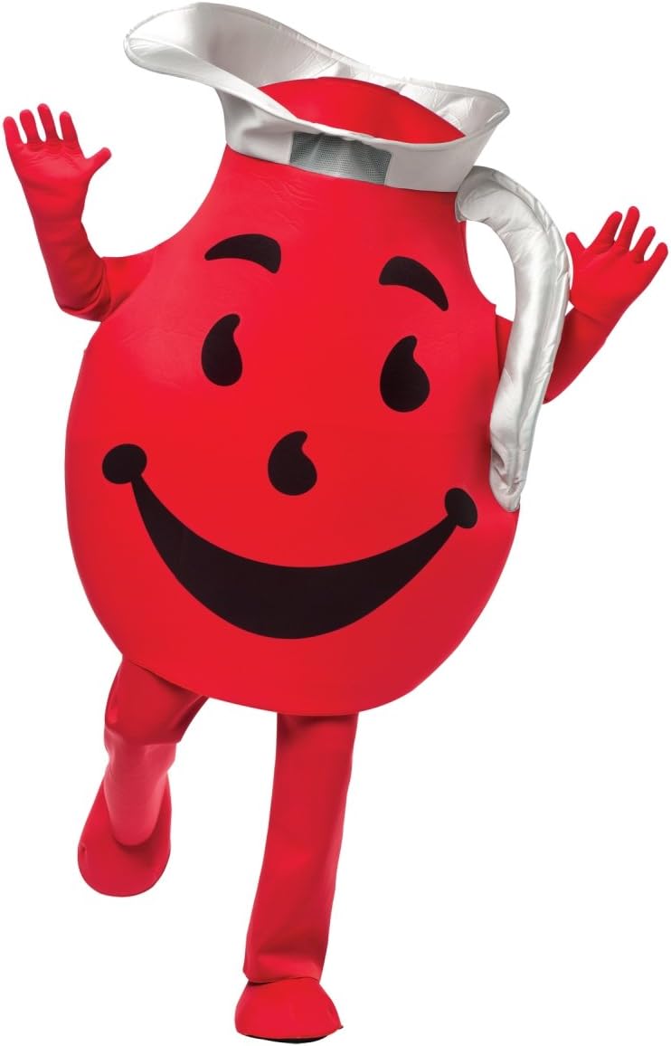 Kool Aid Adult Costume - Deluxe Red, One Size
