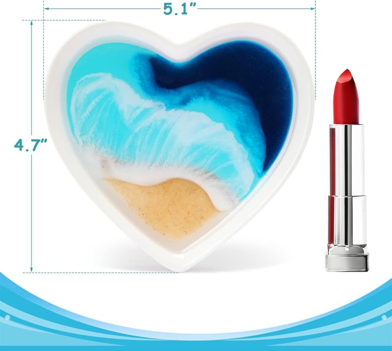 Ocean Jewelry Dish - Ceramic Trinket Holder for Women