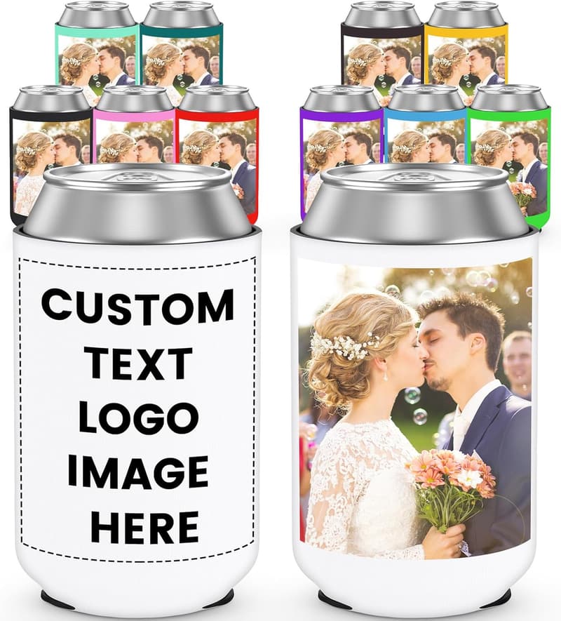 Custom Can Cooler 30PCS - Insulated Drink Holders for Events