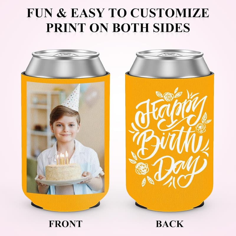 Custom Can Cooler 30PCS - Insulated Drink Holders for Events