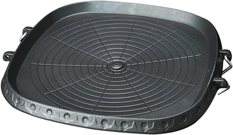 11.8-Inch Korean BBQ Non-Stick Grill Pan with 6-Layer Coating