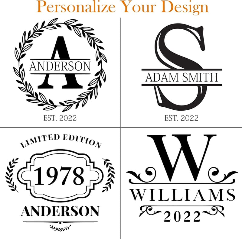 Personalized Whiskey Decanter Set - Customized Gift for Dad