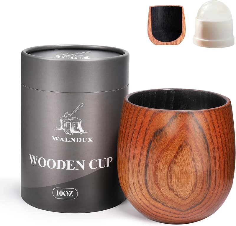 Bourbon Glass Set - Charred Whiskey Gifts for Men
