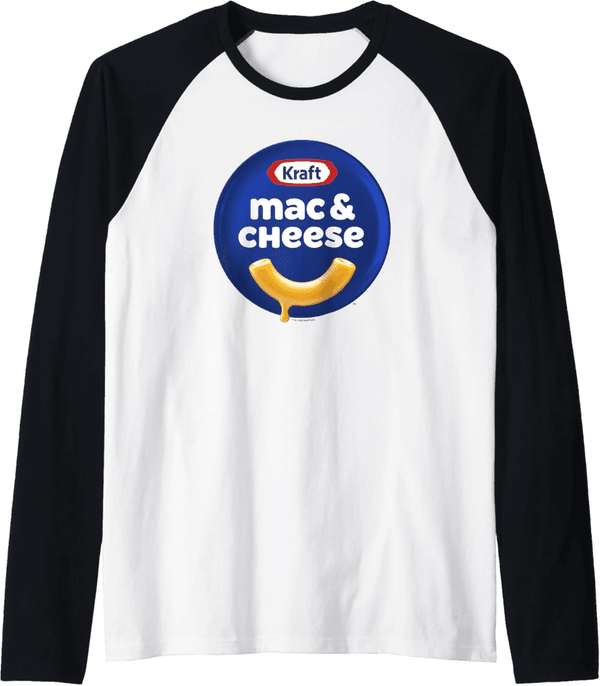 Mac & Cheese Smile Logo Baseball Tee