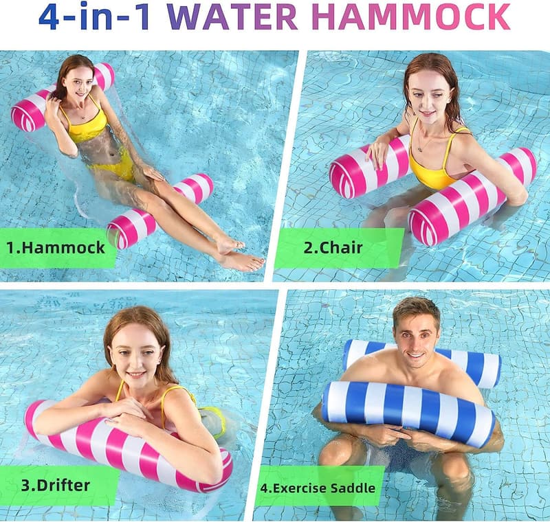 5-Piece XL Multi-Purpose Water Floats Set - Non-Stick PVC