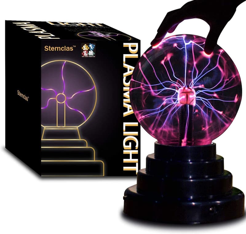 Touch Sensitive Plasma Ball Lamp - USB Powered, 3 Inch