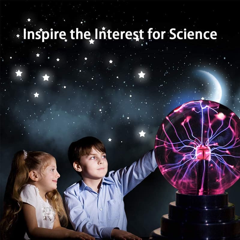 Touch Sensitive Plasma Ball Lamp - USB Powered, 3 Inch