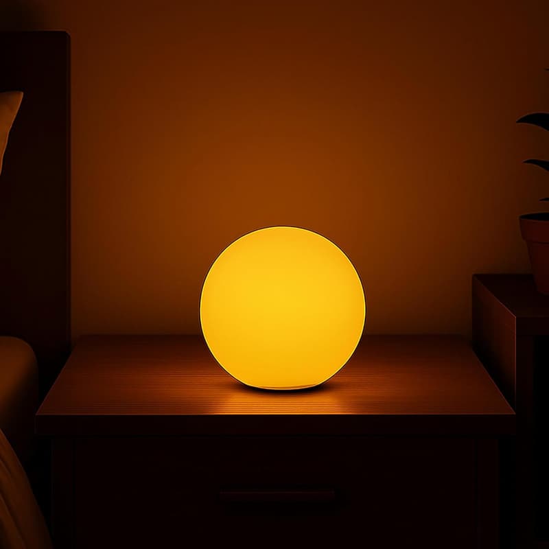 Rechargeable LED Orb Light with Remote - 16 Colors, Waterproof