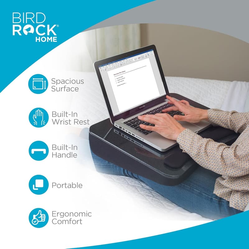 Memory Foam Lap Desk for Laptops up to 17