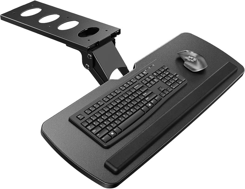 Adjustable Under Desk Ergonomic Keyboard Tray for Home/Office