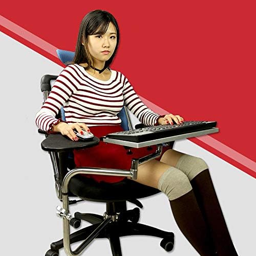 Laptop Mouse Mount & Keyboard Stand for Workstation Setup