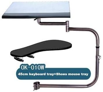 Laptop Mouse Mount & Keyboard Stand for Workstation Setup
