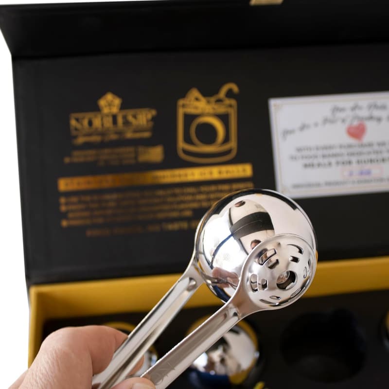 Father's Day Whiskey Chilling Balls Gift Set - No Dilution