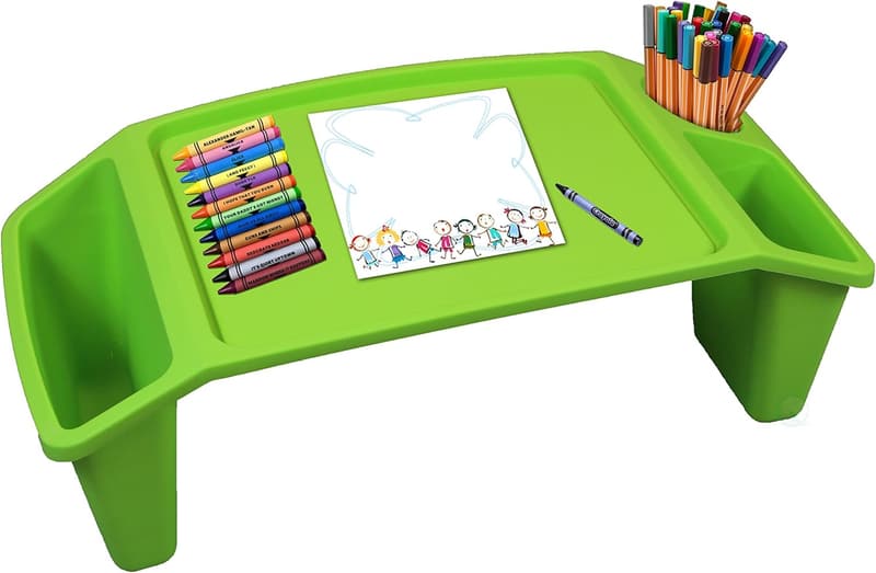 Kids Portable Activity Lap Desk Tray - Green